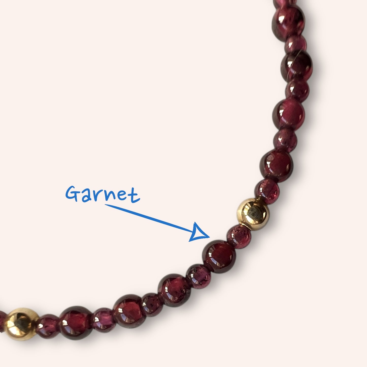 Pomegranate Stone (Garnet) Bracelet