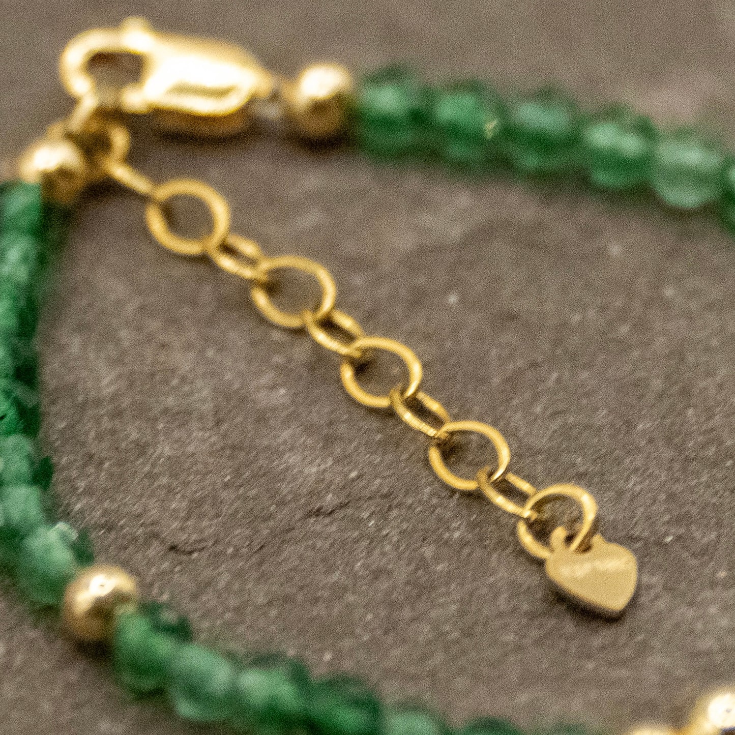 Growing Smart & Strong (Green Onyx) Bracelet