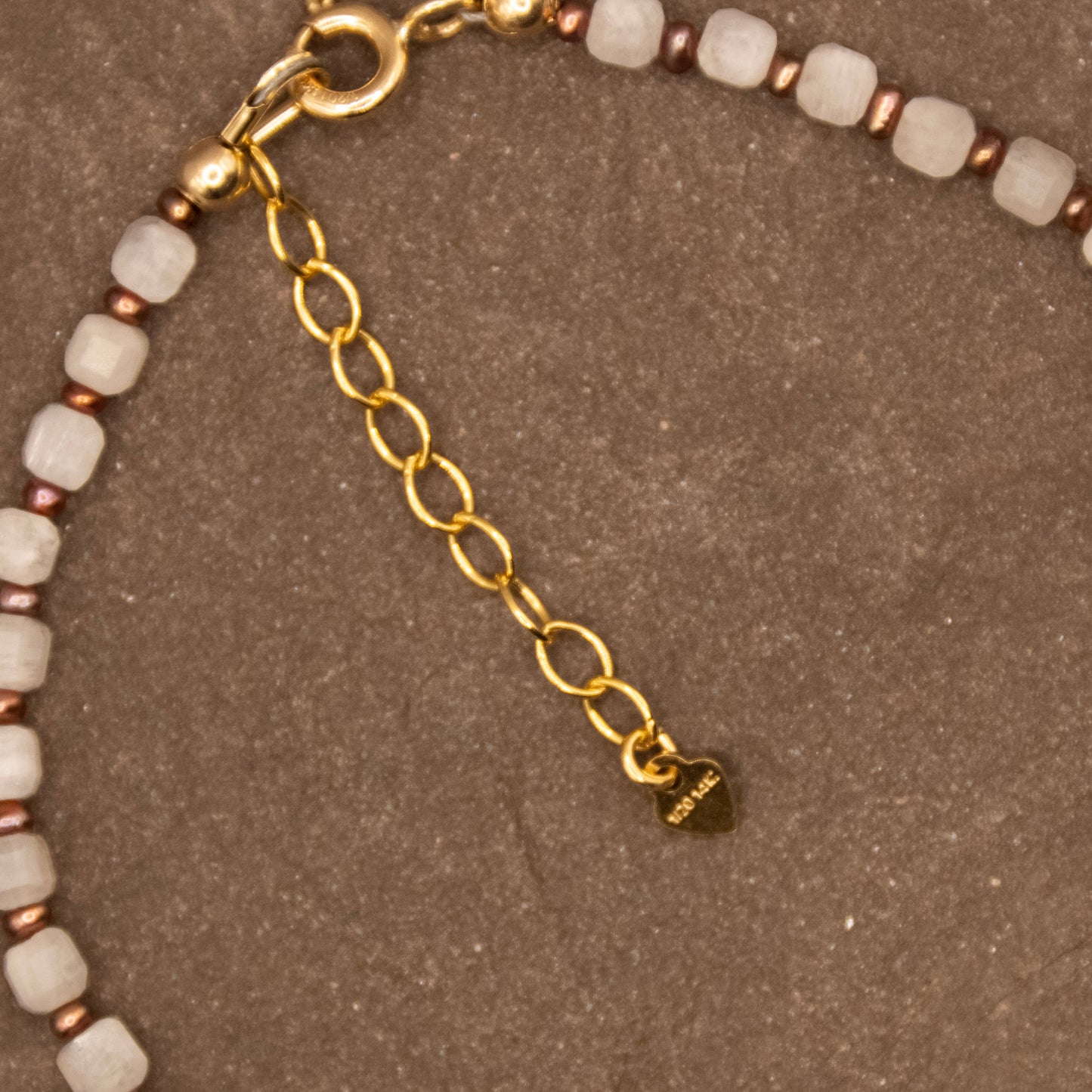Ocean Moon (Moonstone and Pearl) Bracelet