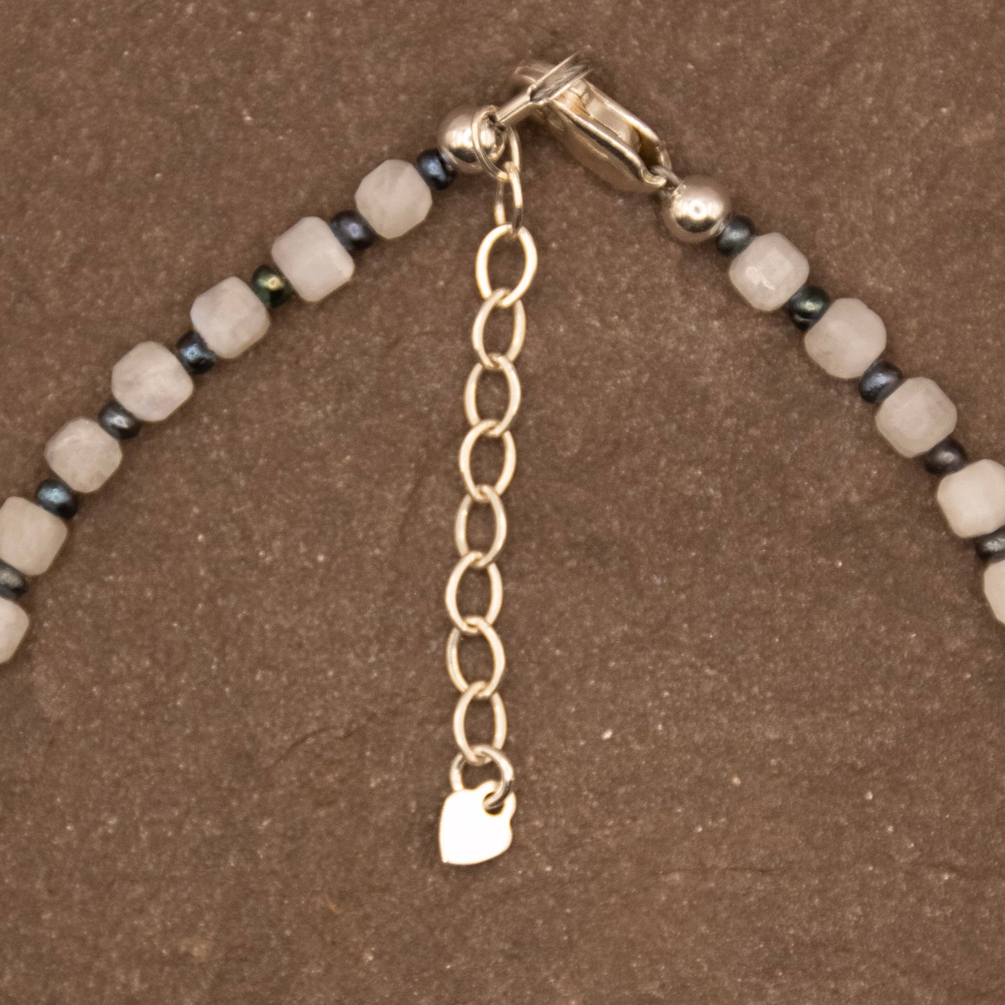 Ocean Moon (Moonstone and Pearl) Bracelet