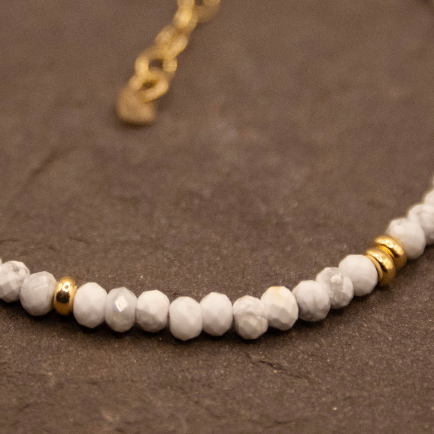 Luminous Howlite Bracelet