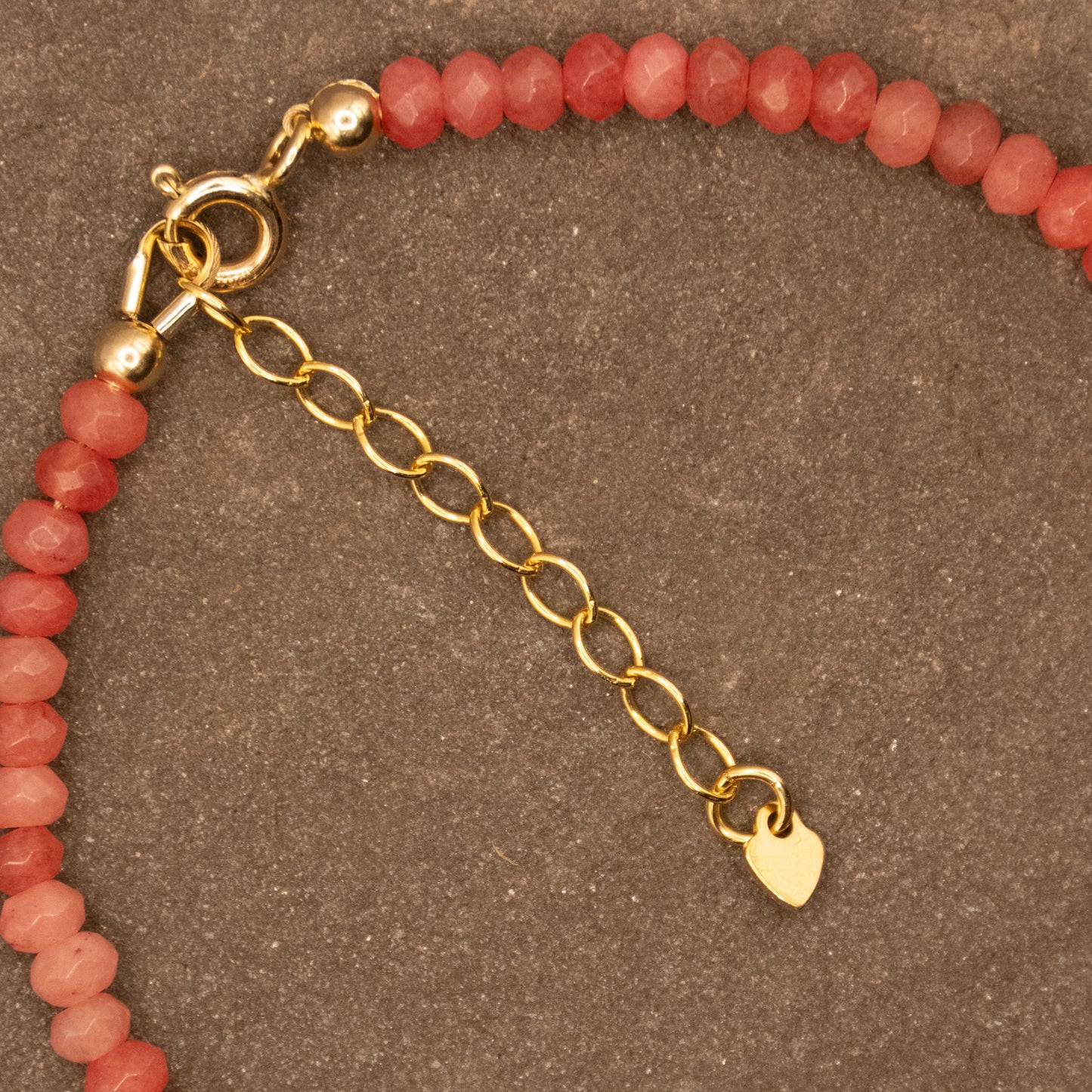 Pink Shield (Agate) Bracelet