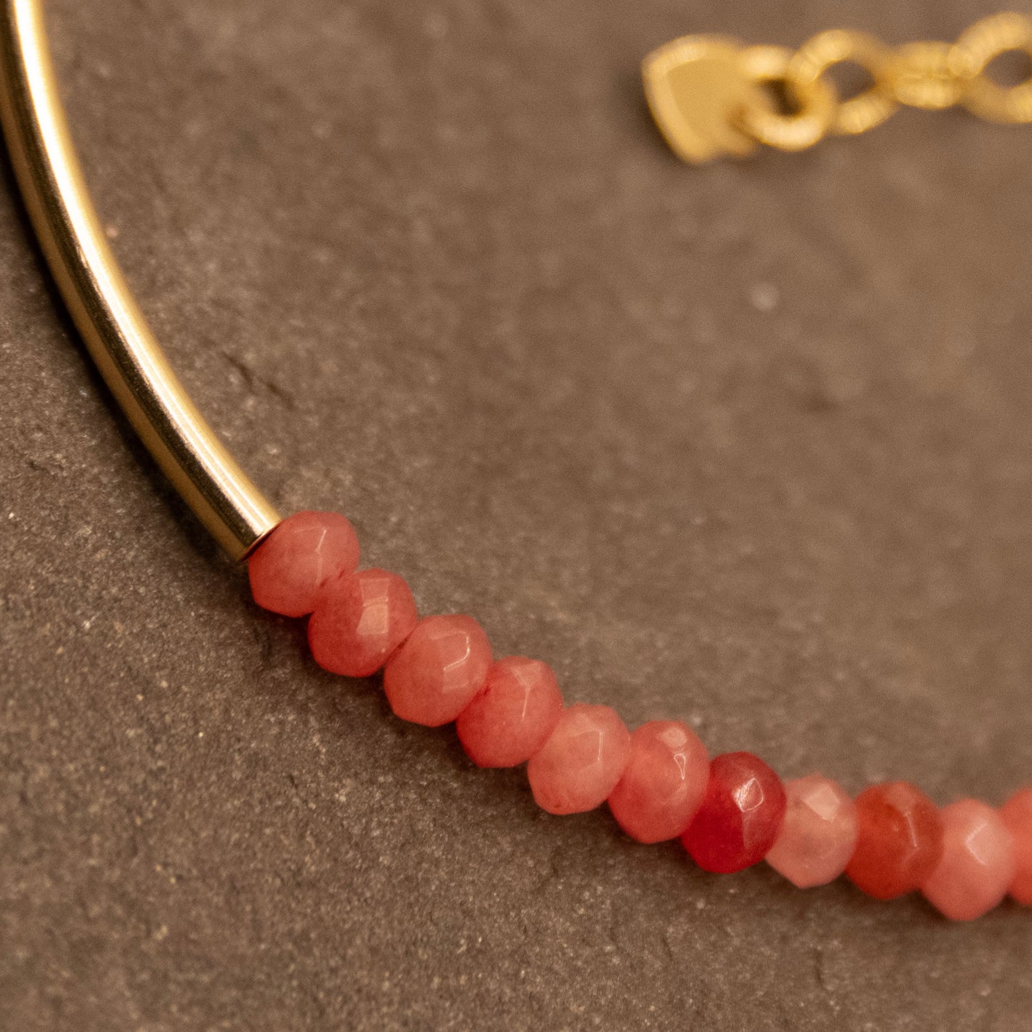Pink Shield (Agate) Bracelet