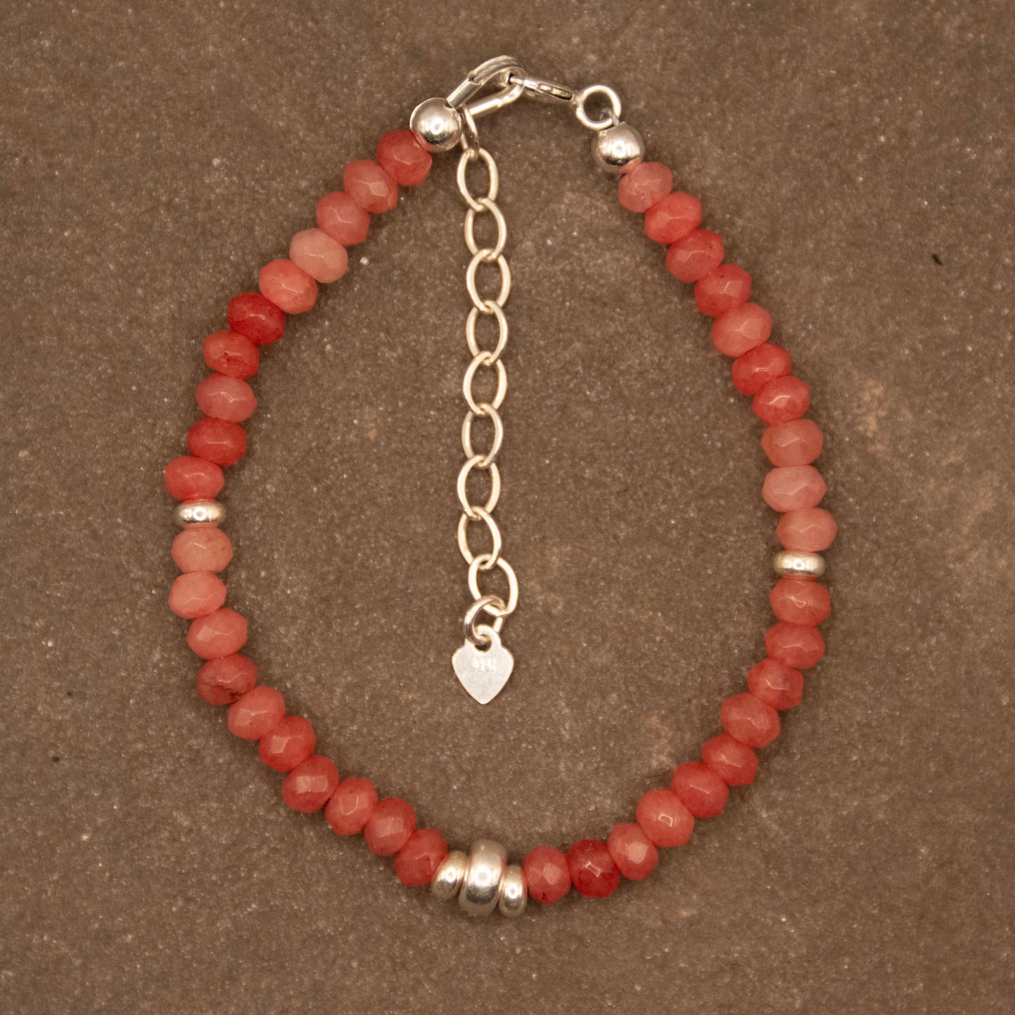 My Pink Shield (Agate) Bracelet