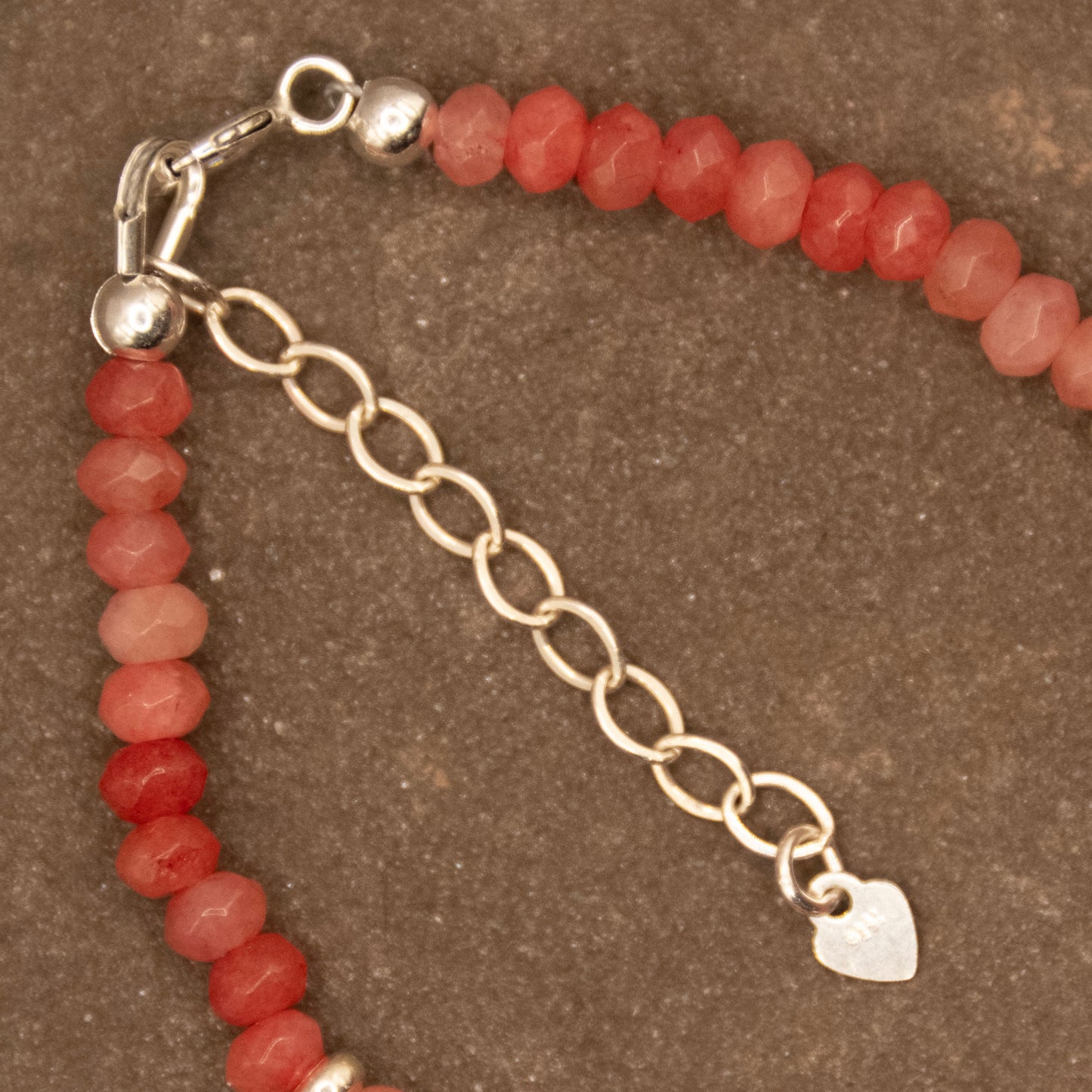 My Pink Shield (Agate) Bracelet
