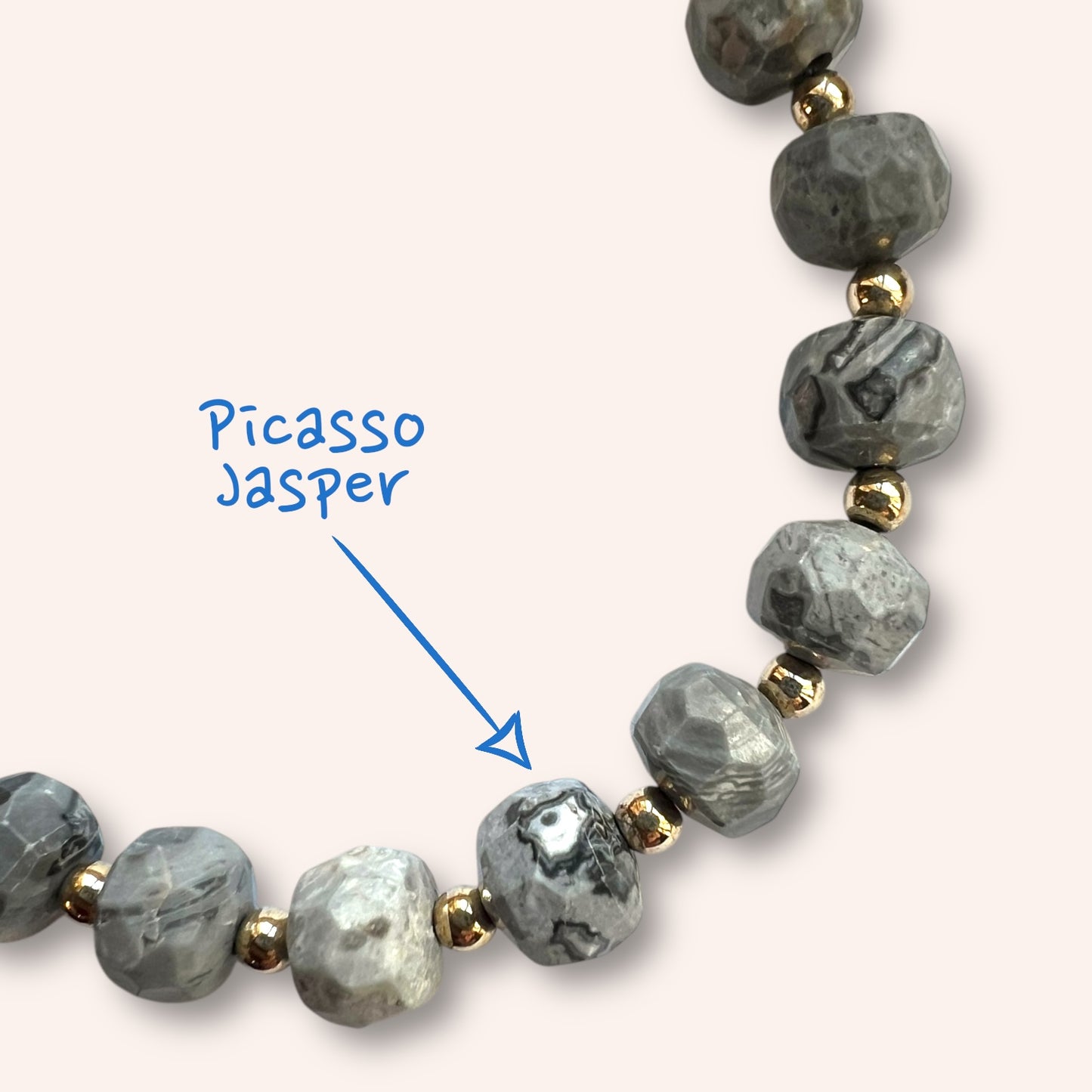 Stone Canvas (Picasso Jasper) Bracelet
