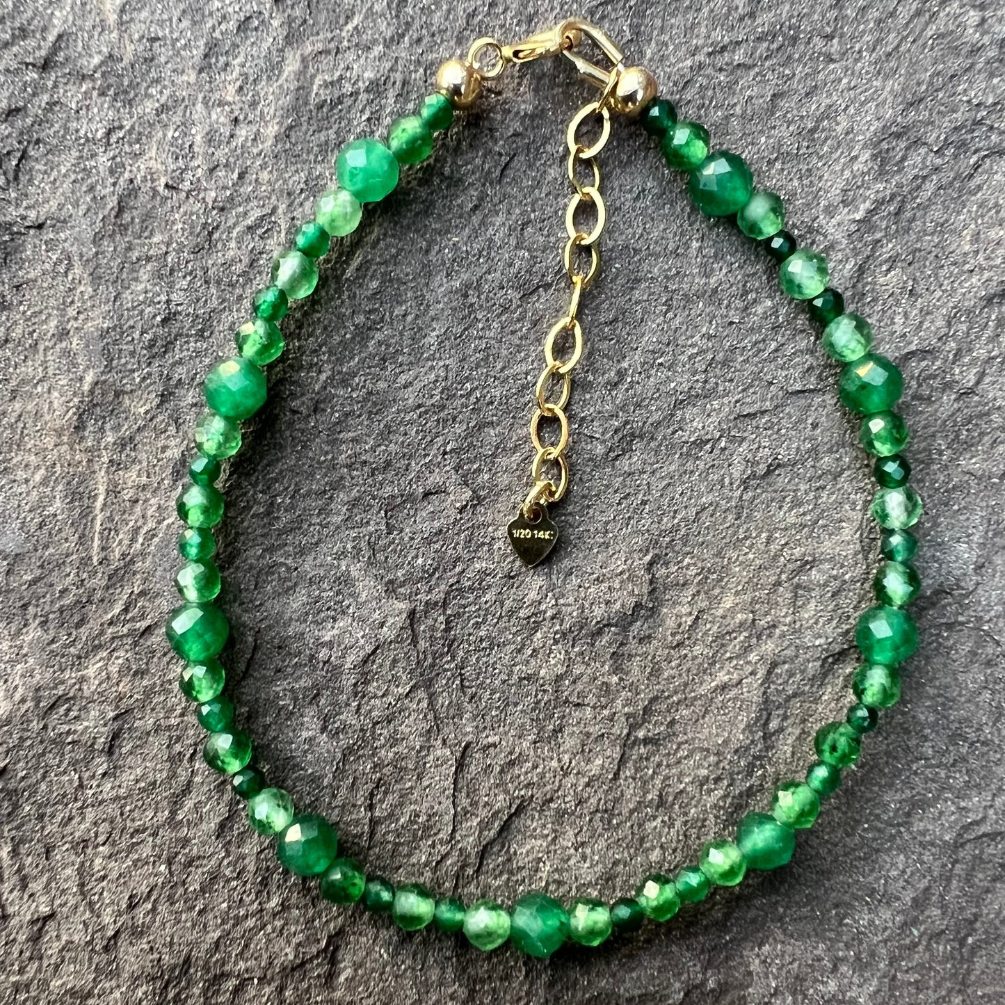 Smart and Strong (Green Onyx) Bracelet
