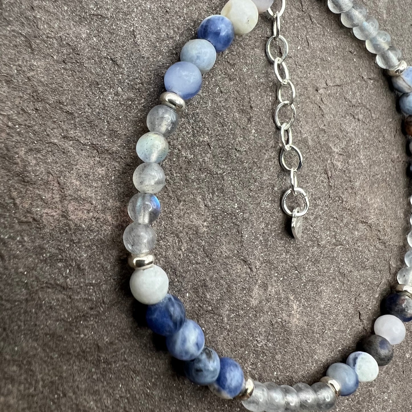 Serene and Harmonious (Moonstone and Sodalite) bracelet