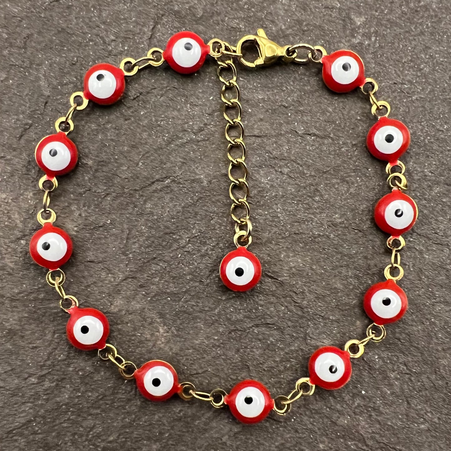 Stainless Steel Evil Eye Bracelet