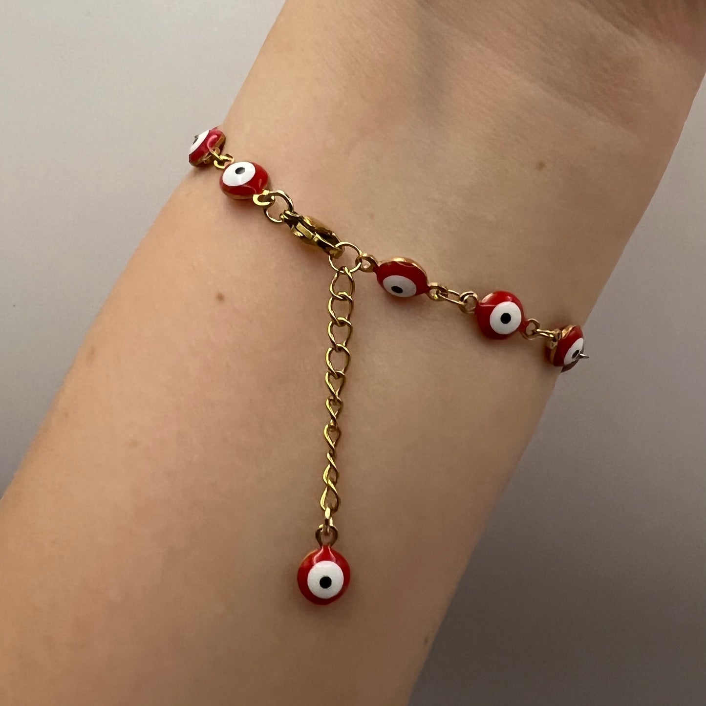 Stainless Steel Evil Eye Bracelet