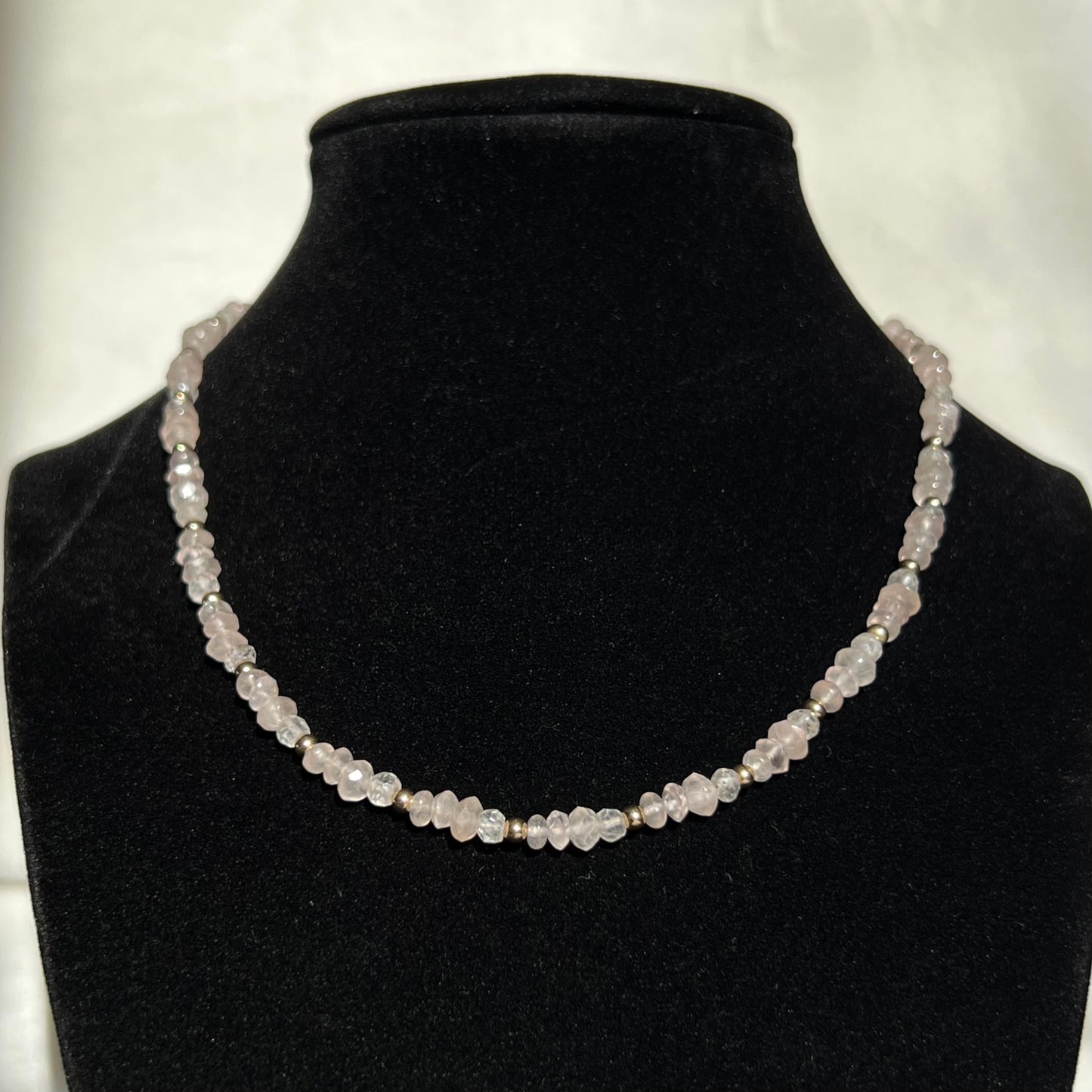 Blush Whisper (Rose Quartz) Choker