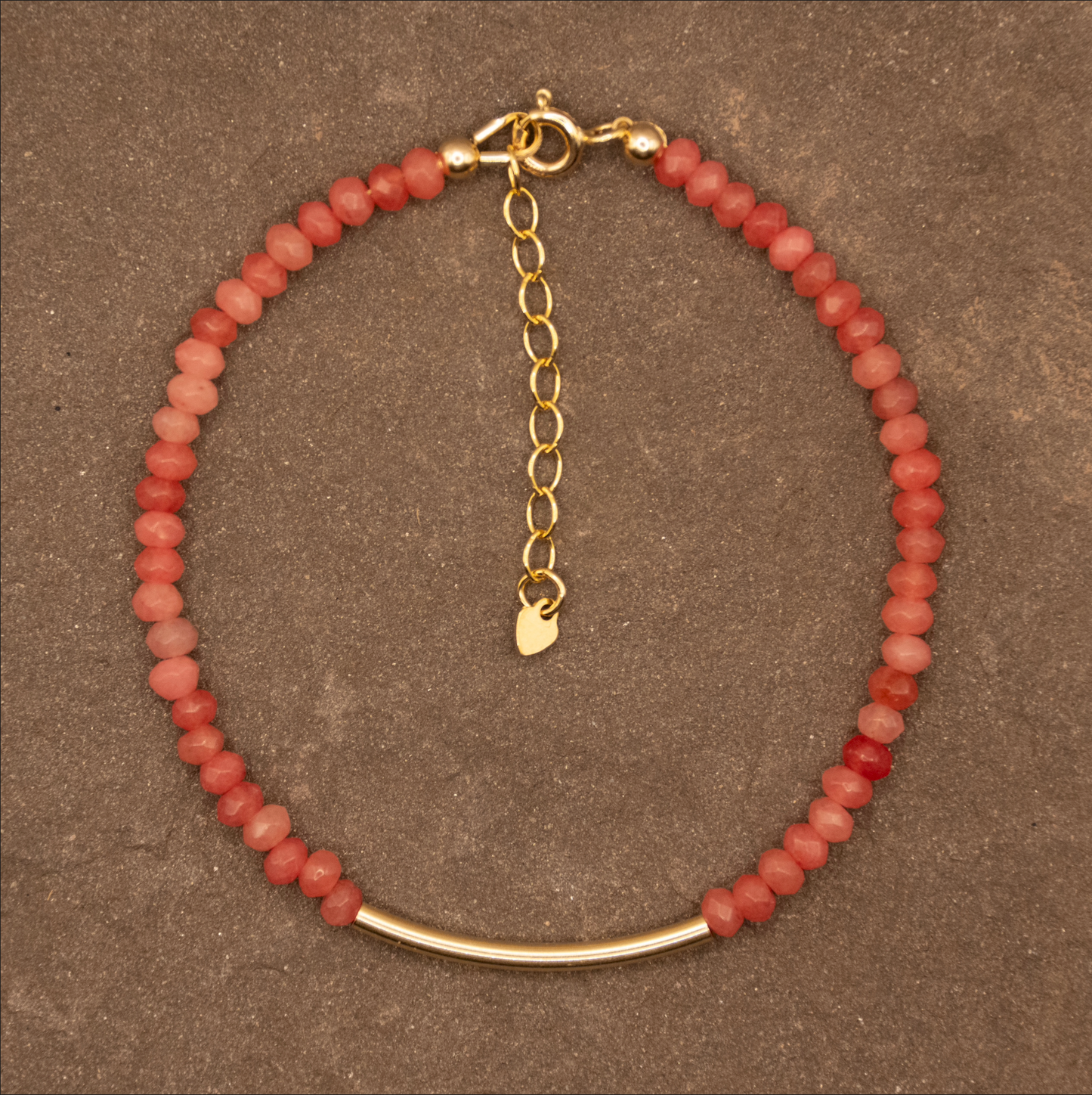 Pink Shield (Agate) Bracelet