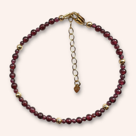 Pomegranate Stone (Garnet) Bracelet