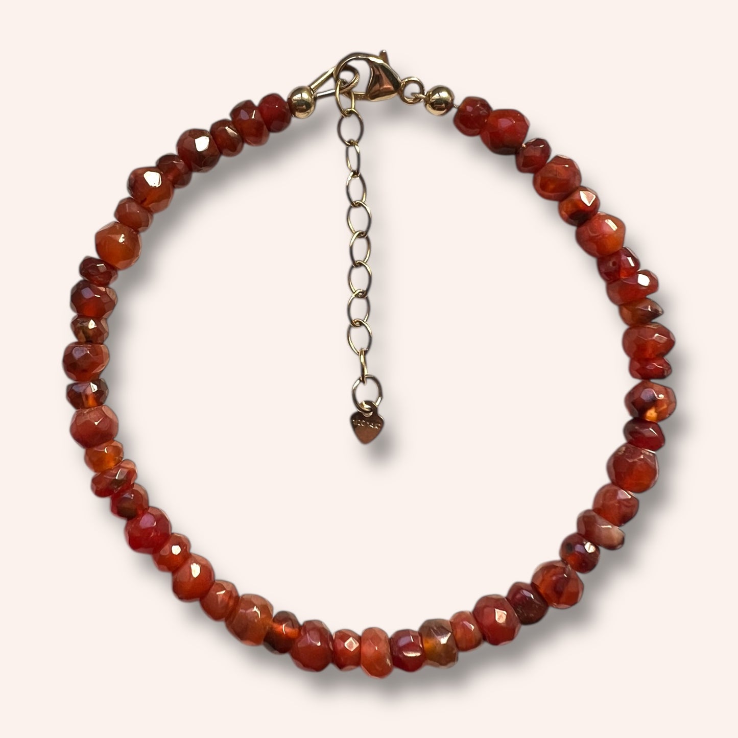 Ember Glow Carnelian Bracelet