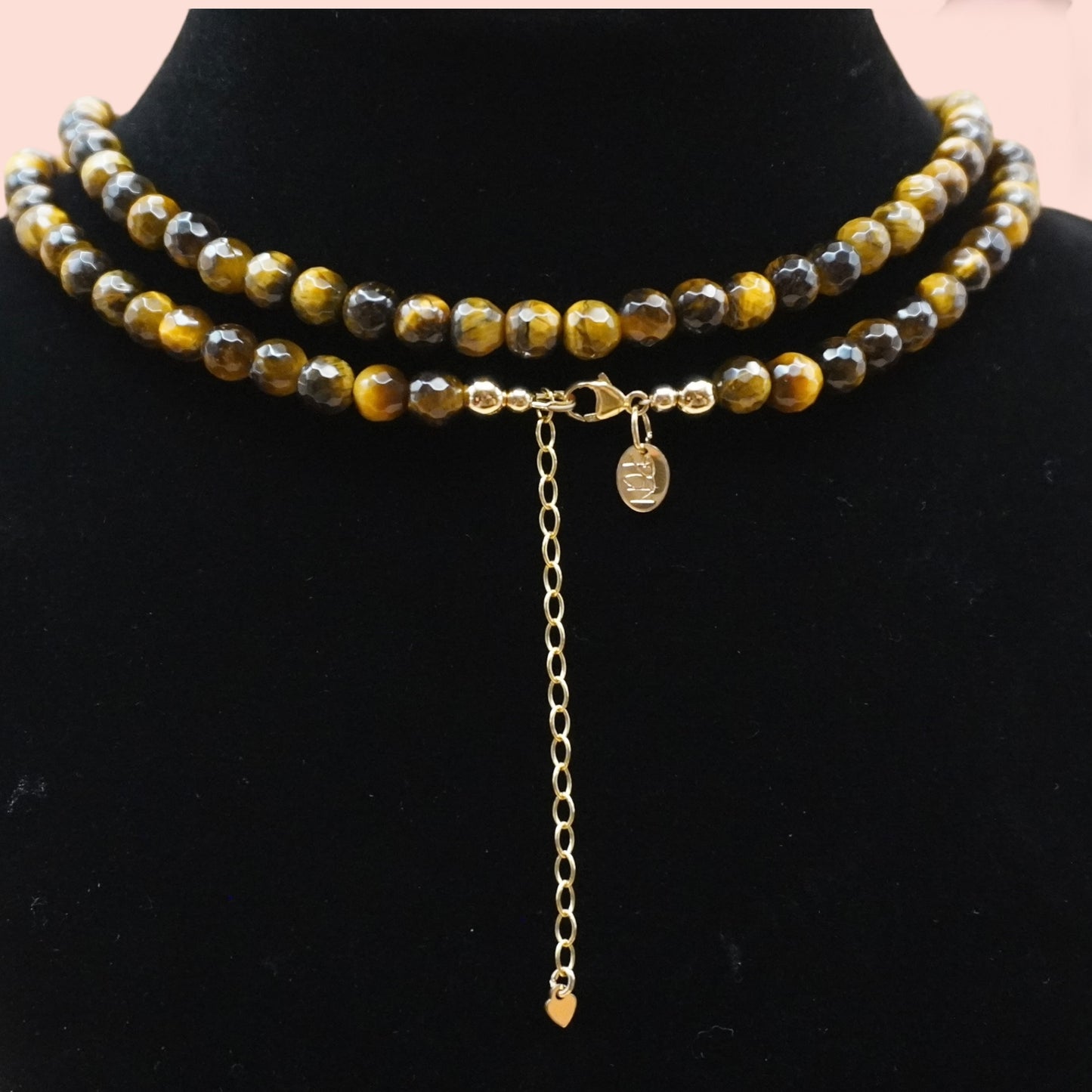 “Golden Guardian” Tiger’s Eye Wrap Necklace