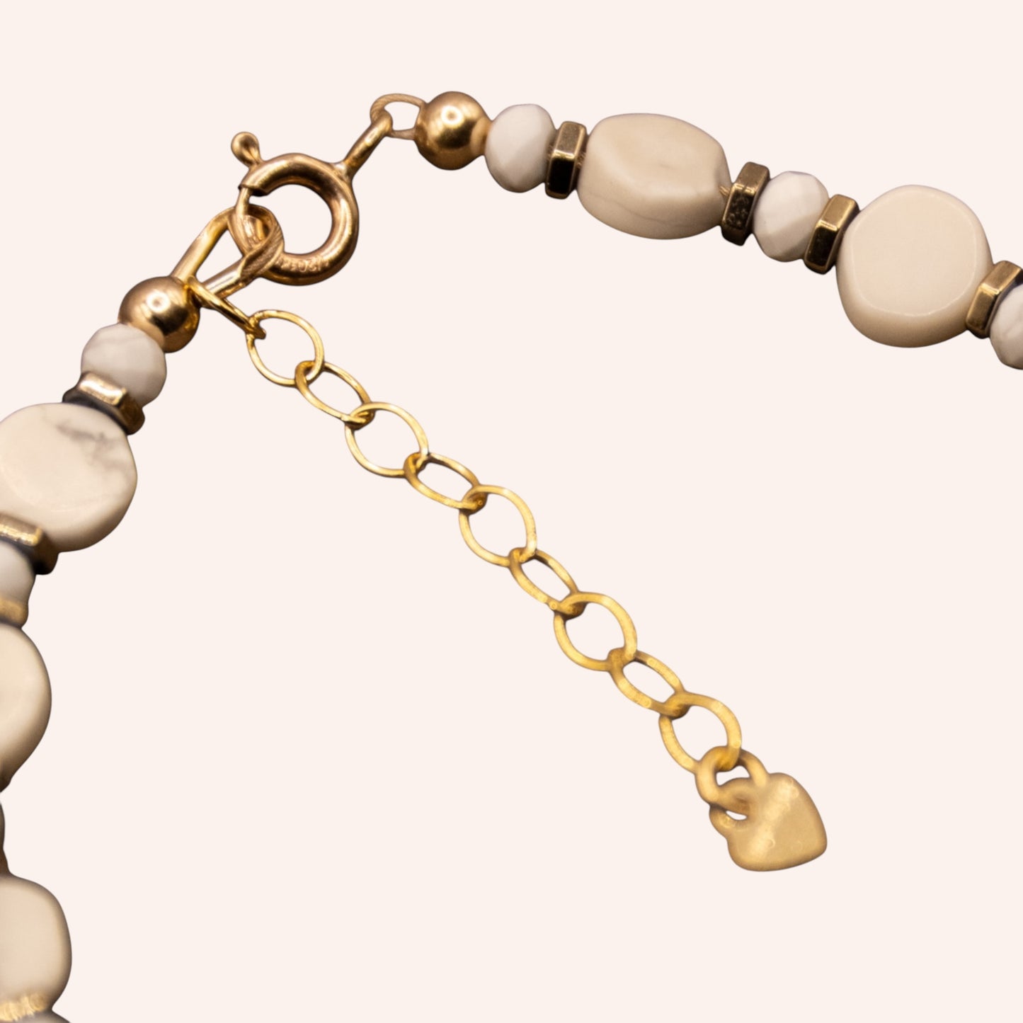 Gilded Howlite Bracelet