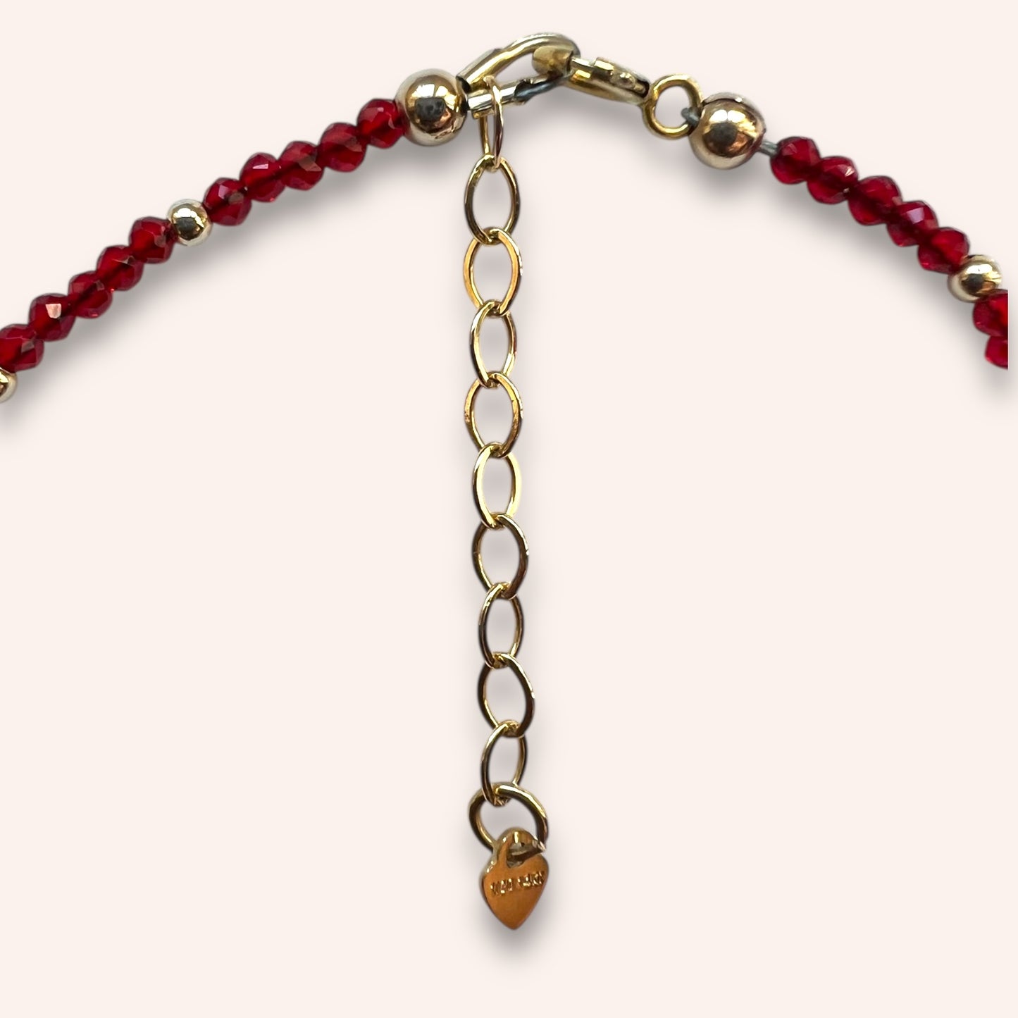 Scarlet Spark (Ruby Glass) Bracelet