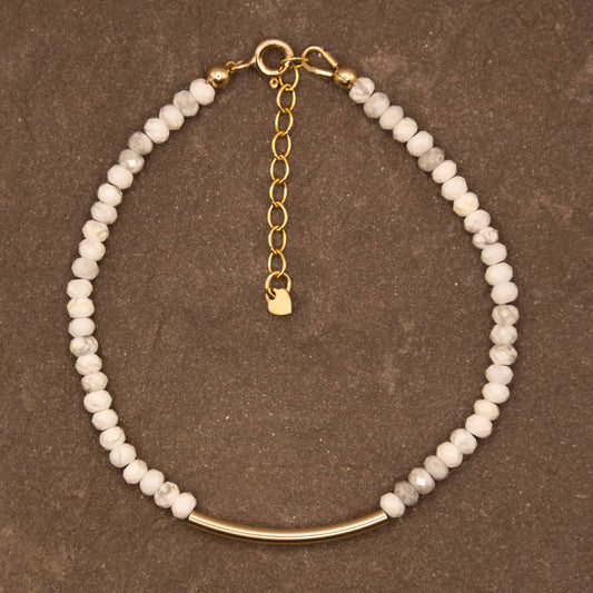 Pulsera Paciencia y Calma (Howlita) 