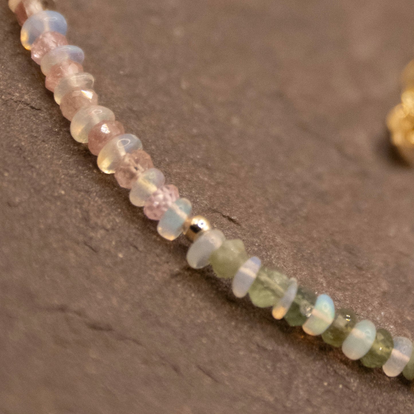 Fairy Warrior (Watermelon Tourmaline & Opal) Bracelet