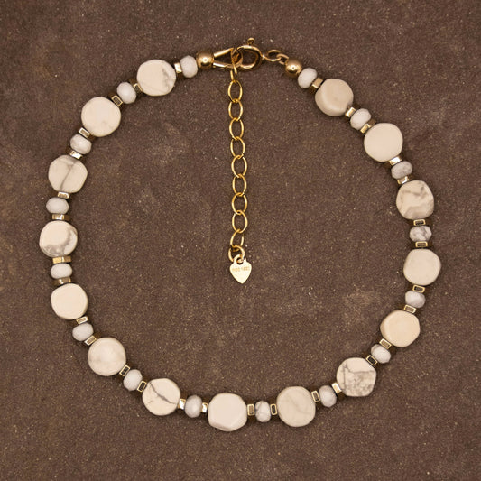 Pulsera Paciencia y Calma (Howlita) 