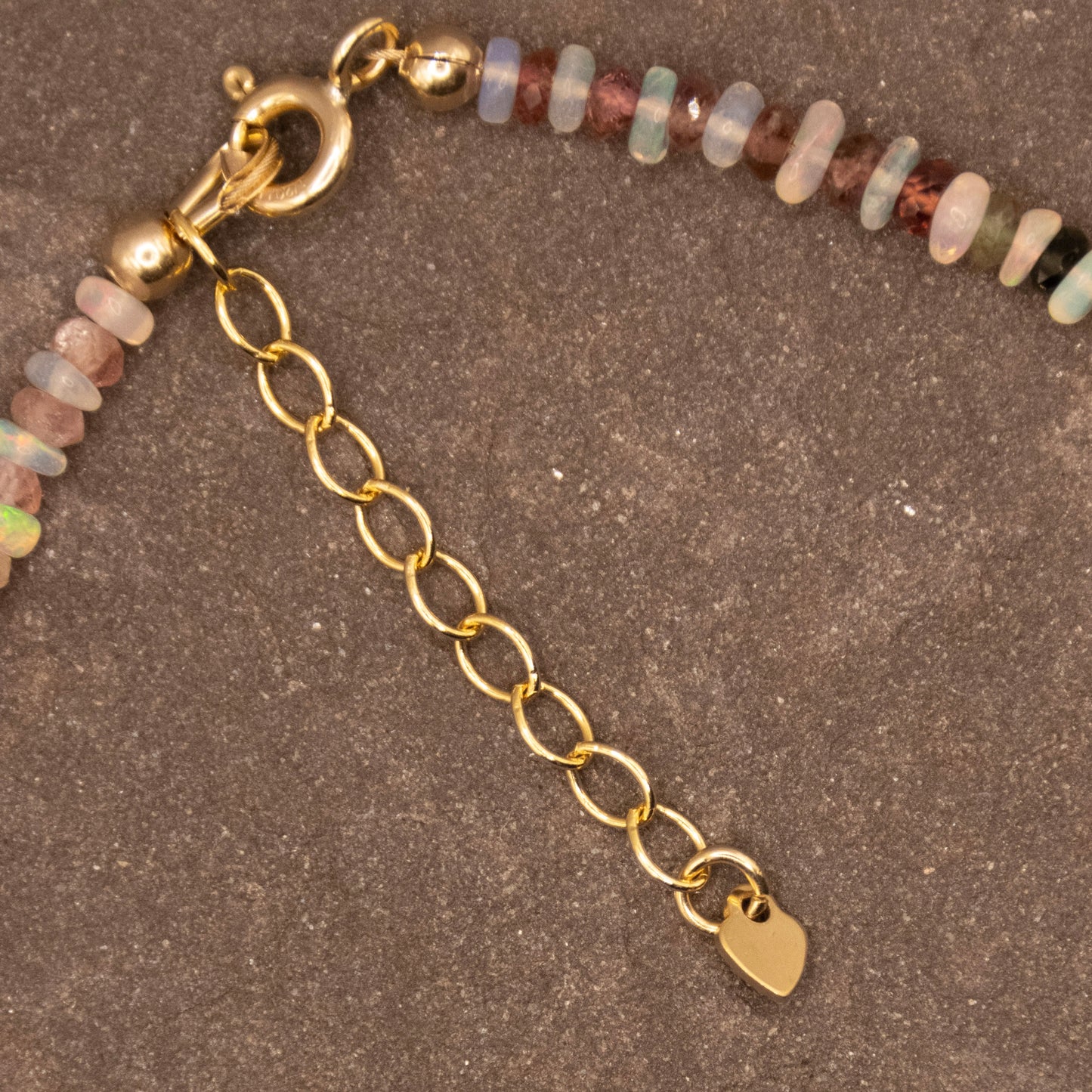 Fairy Warrior (Watermelon Tourmaline & Opal) Bracelet