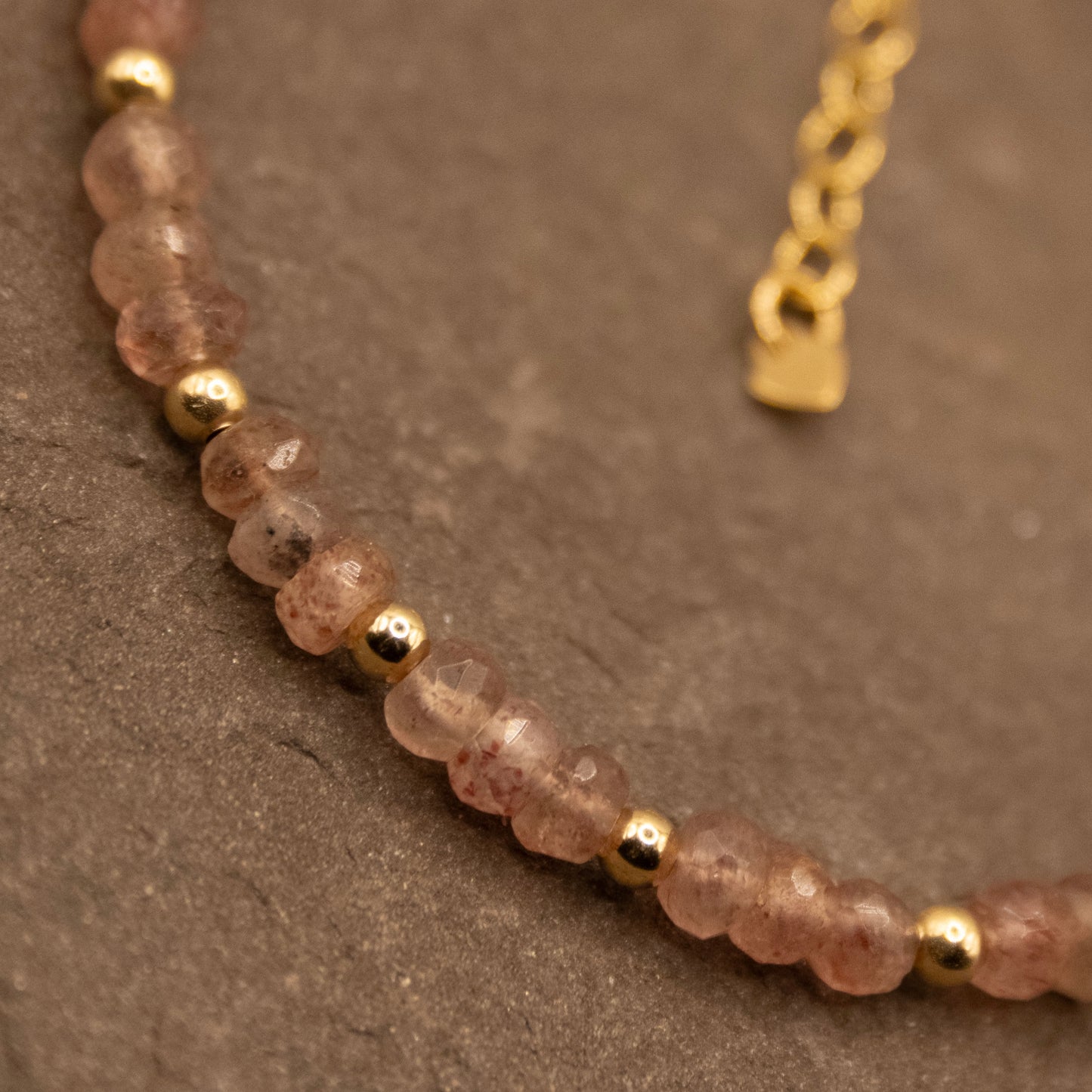 Summer Love (Strawberry Quartz) Bracelet