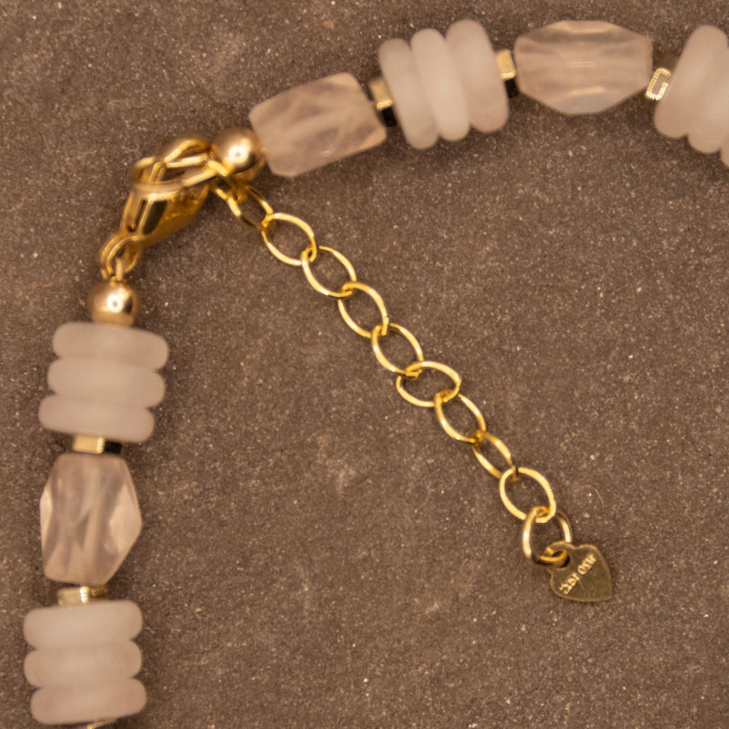Heart Blush (Rose Quartz) Bracelet