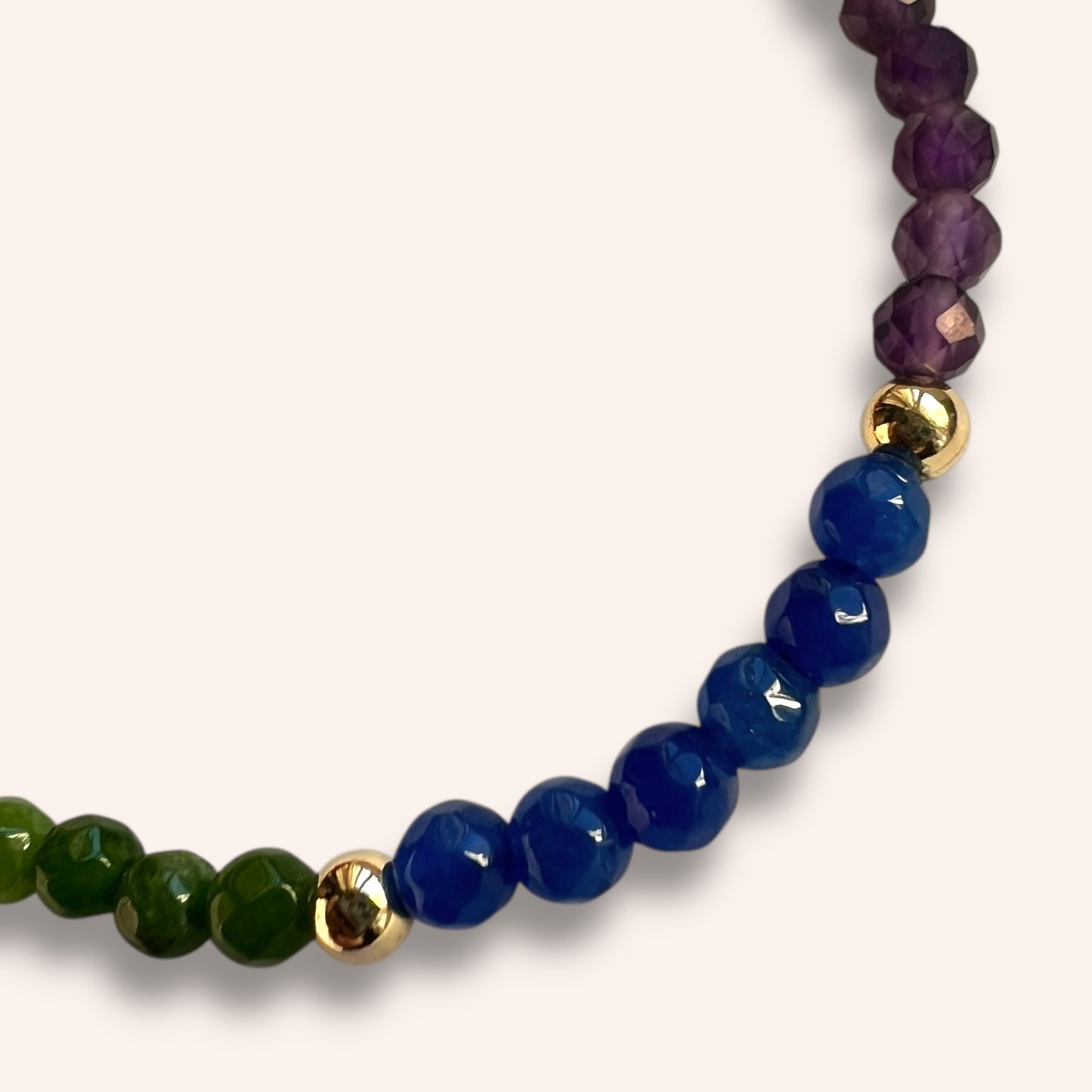 Radiant Rainbow Agate Bracelet