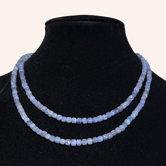 Twilight Glow (Tanzanite) Wrap Necklace