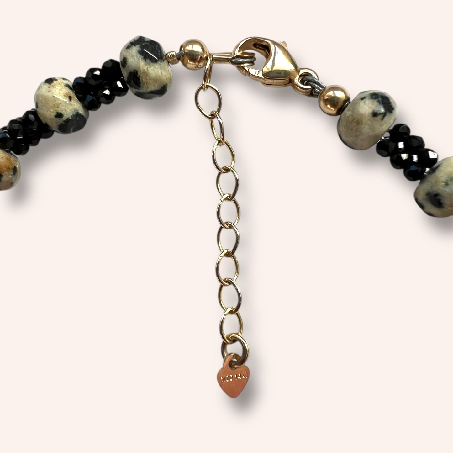 Spotted Guardian (Dalmatian Jasper & Black Tourmaline) Bracelet