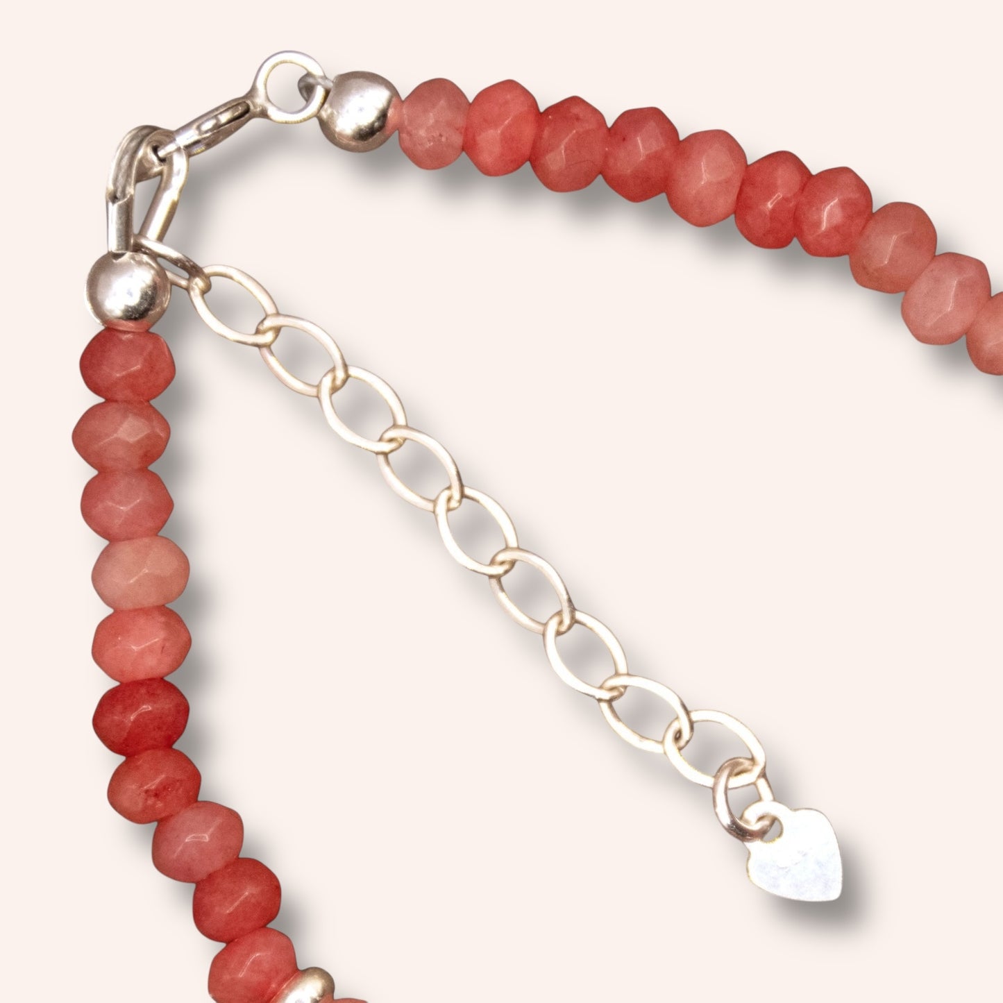 Little Bloom Bracelet – Cherry Quartz & Sterling Silver