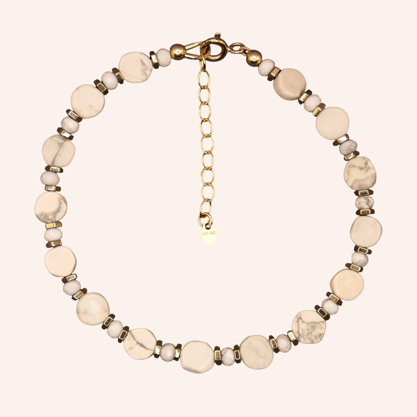 Gilded Howlite Bracelet
