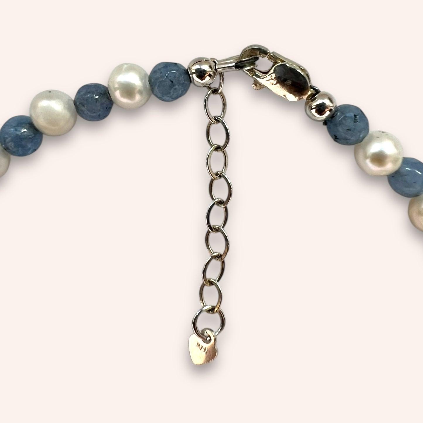 Blue Mist Pearl (Blue Agate & Pearl) Bracelet
