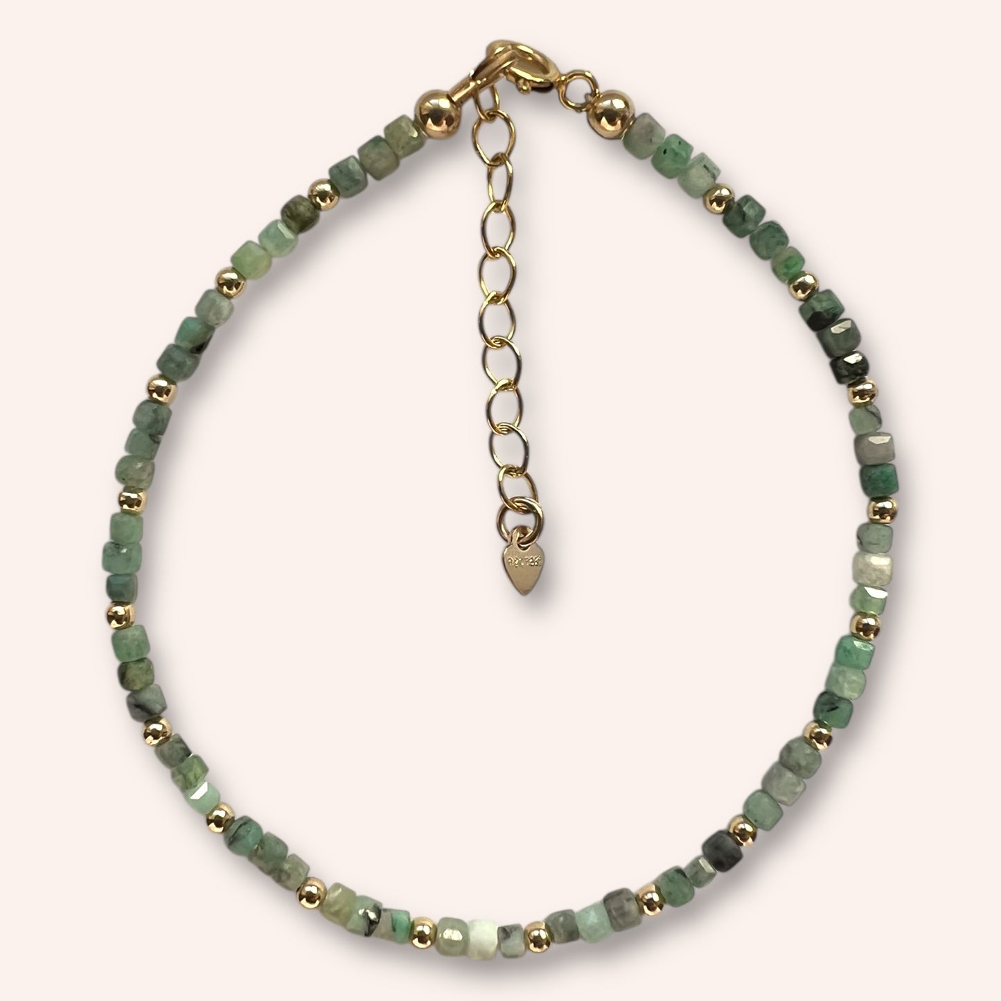 Verdant Whisper (Emerald) Bracelet