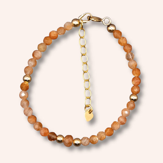Little Sunshine Bracelet – Sunstone & Gold-Filled