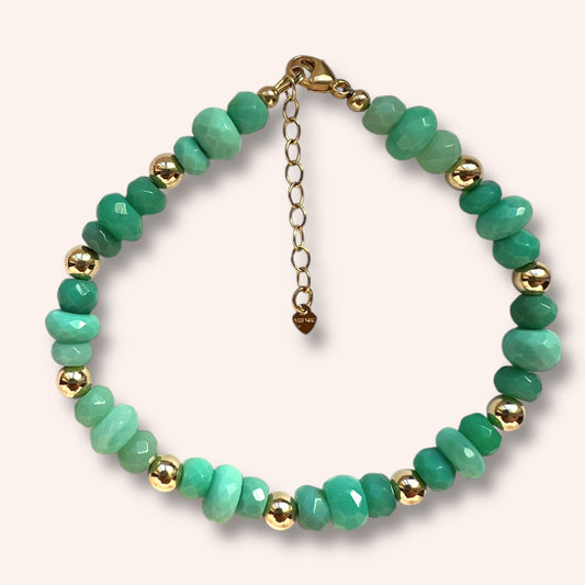 Mint Horizon (Chrysoprase) Bracelet