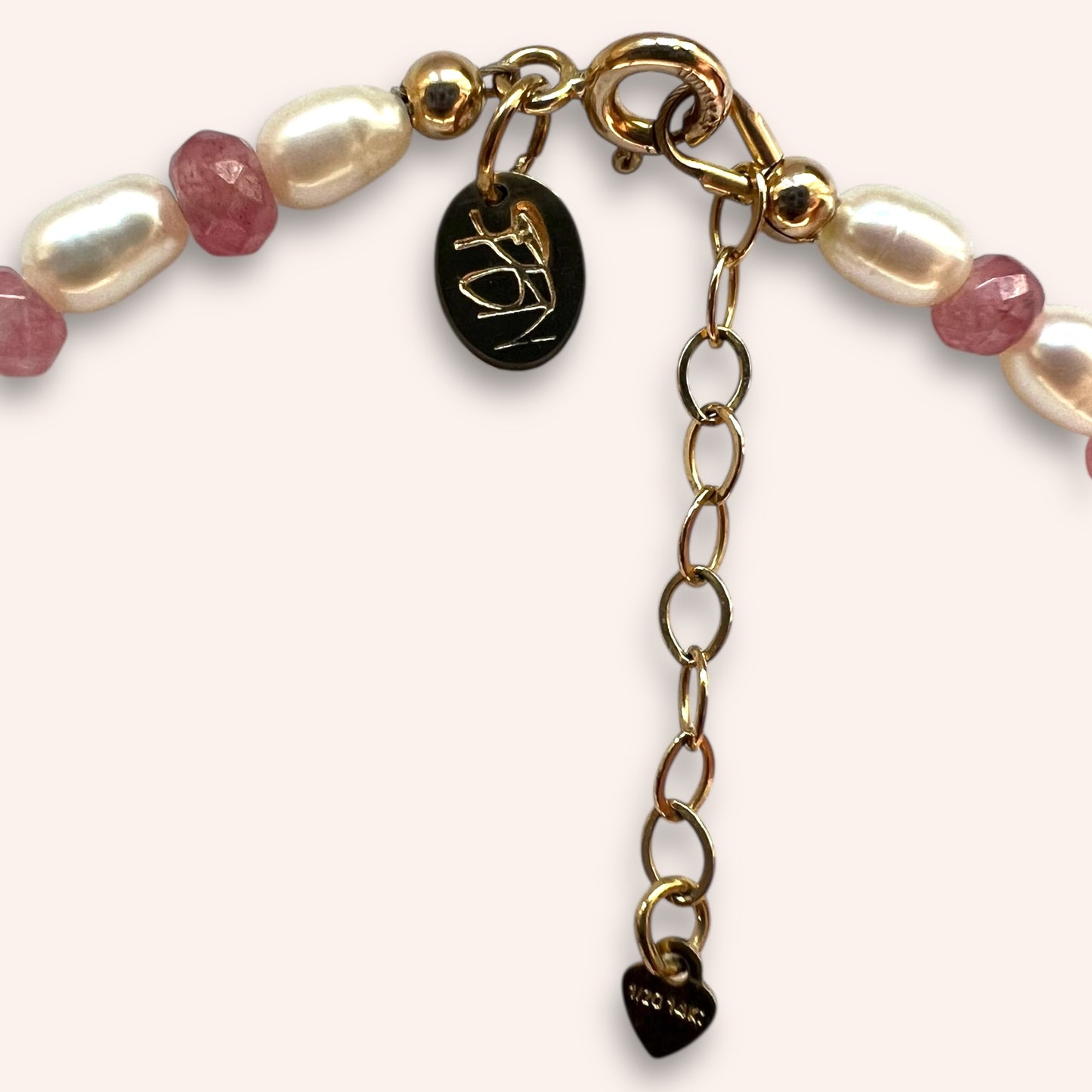 Rose Pearl Bloom (Pink Agate & Pearl) Bracelet
