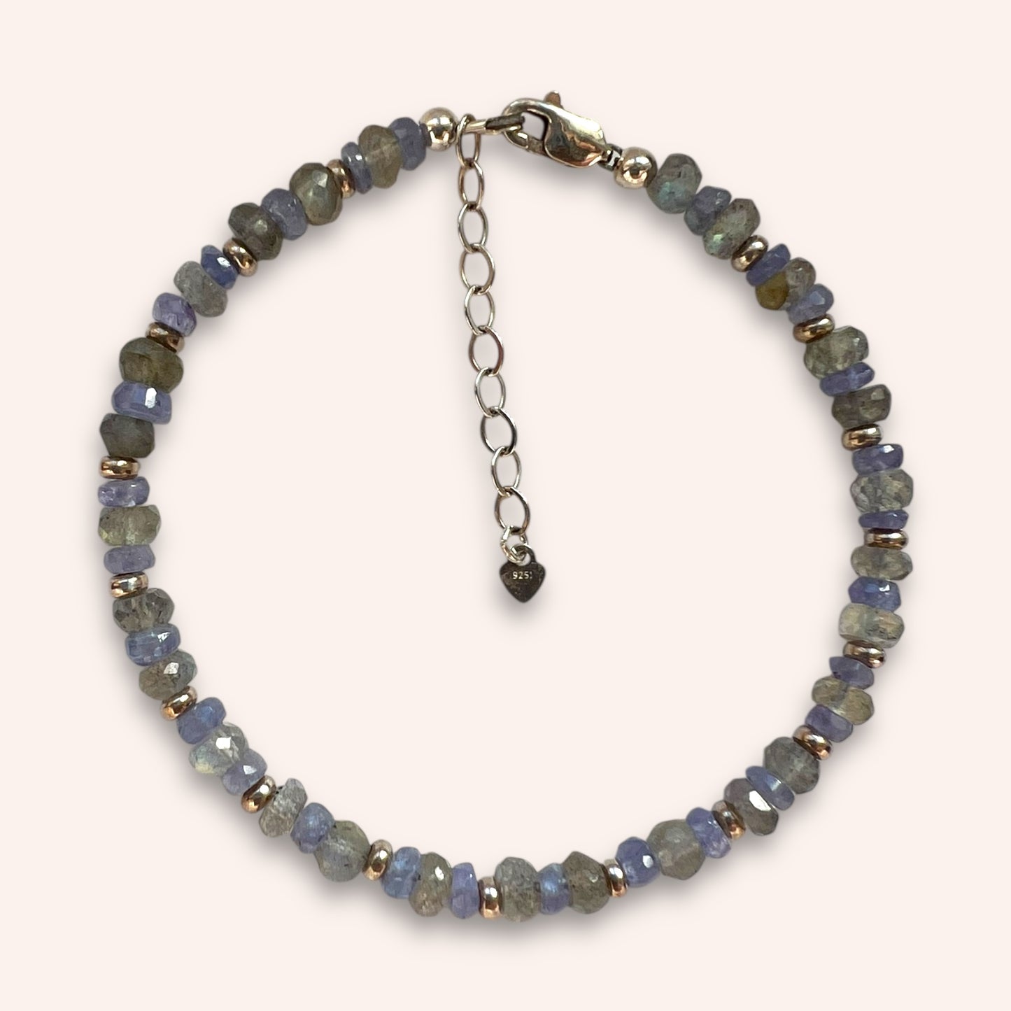 Intuition and Insight (Labradorite & Tanzanite) Bracelet