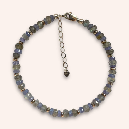 Intuition and Insight (Labradorite & Tanzanite) Bracelet