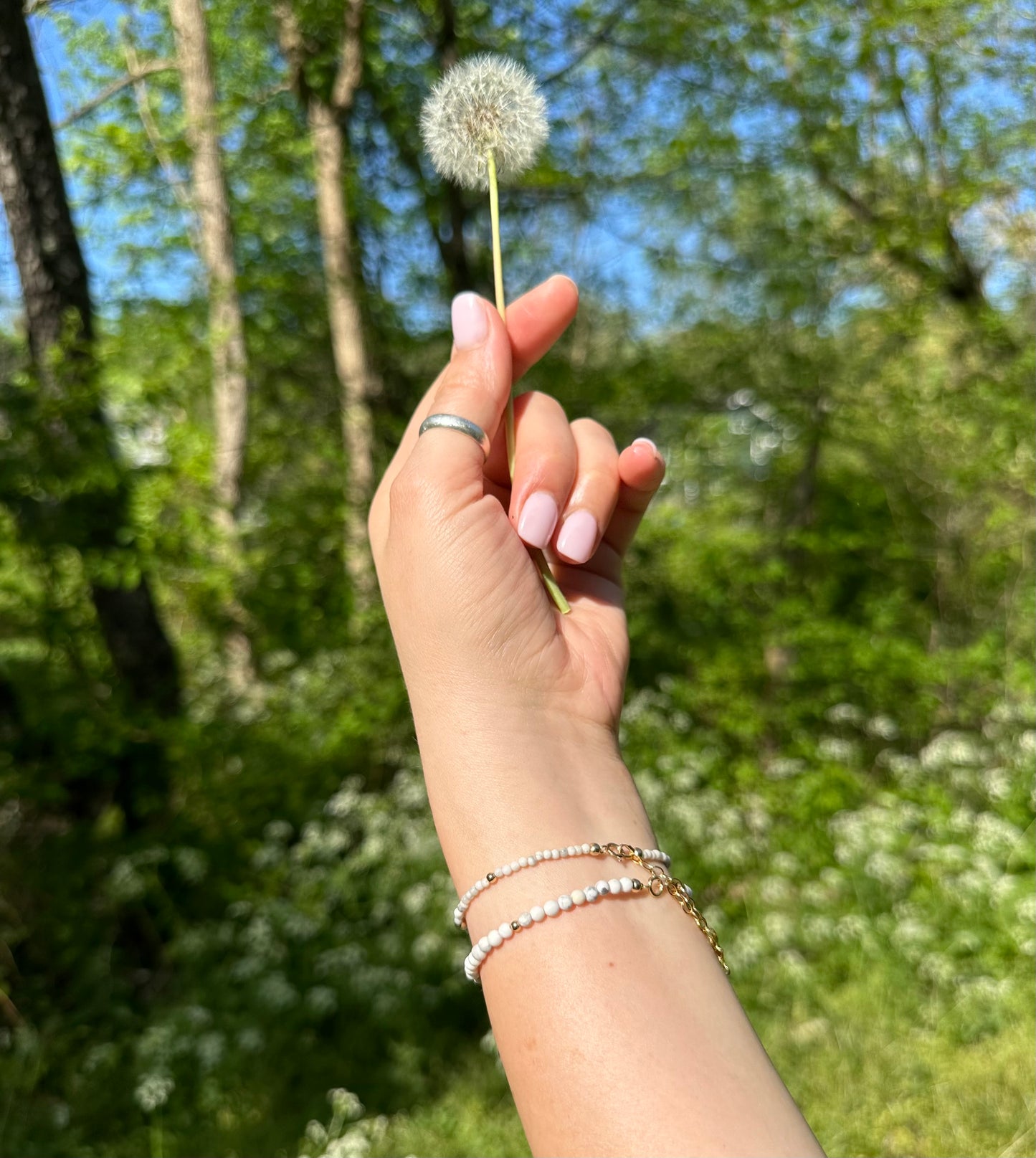 Patience and Calm (Howlite) Bracelet