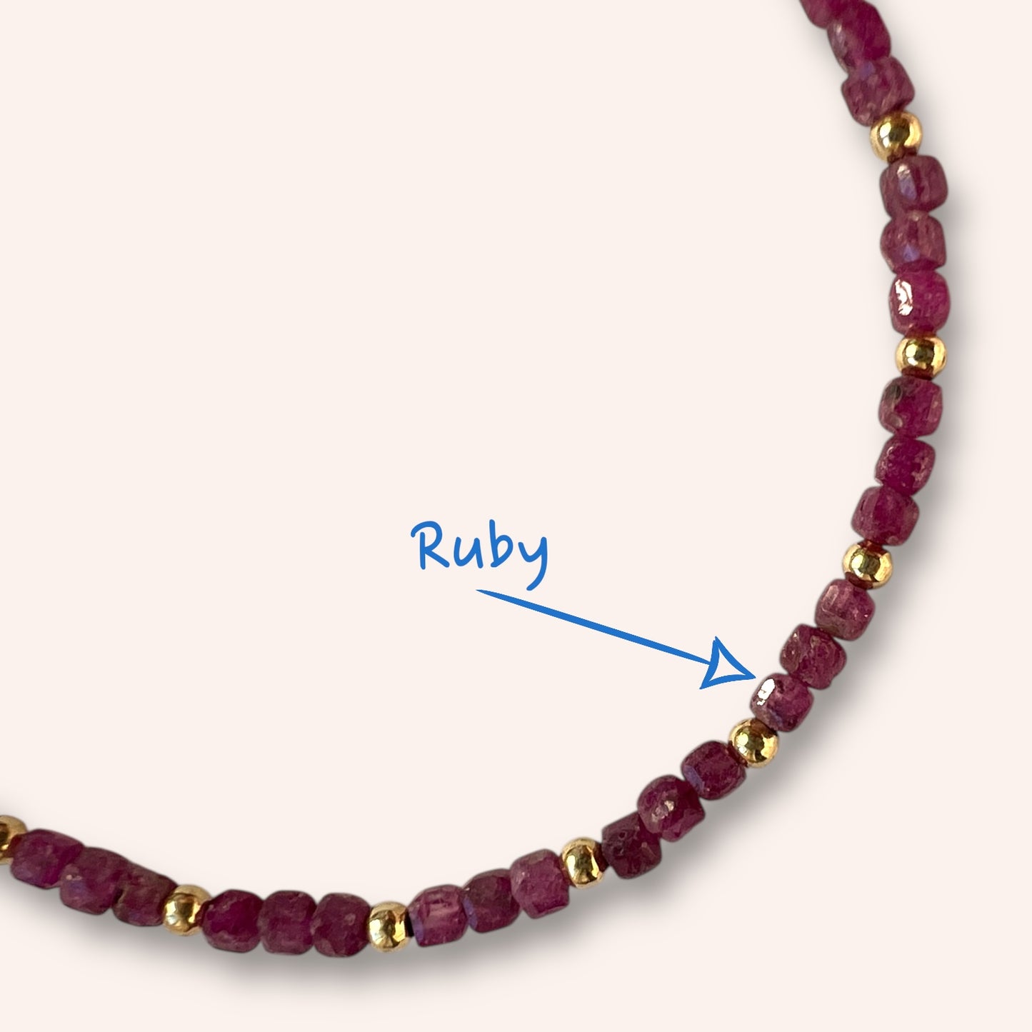Crimson Muse (Ruby) Bracelet