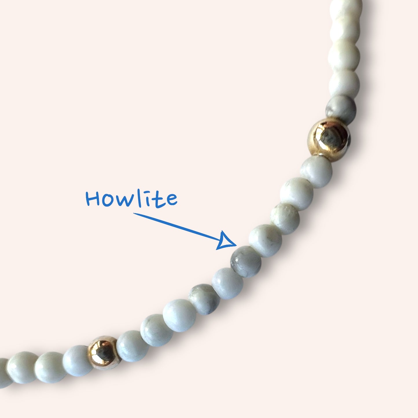 Patience and Calm (Howlite) Bracelet