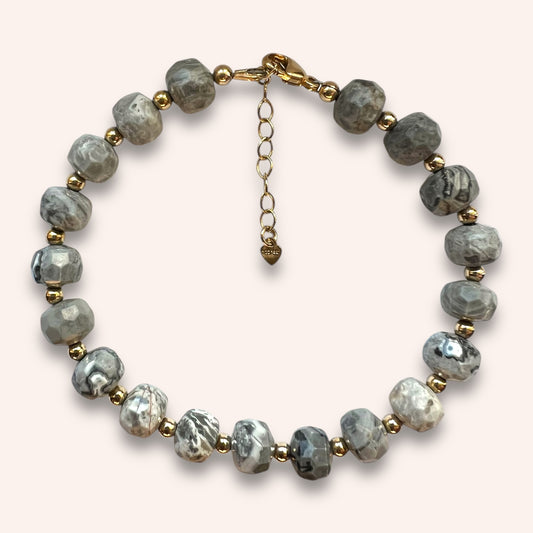 Stone Canvas (Picasso Jasper) Bracelet