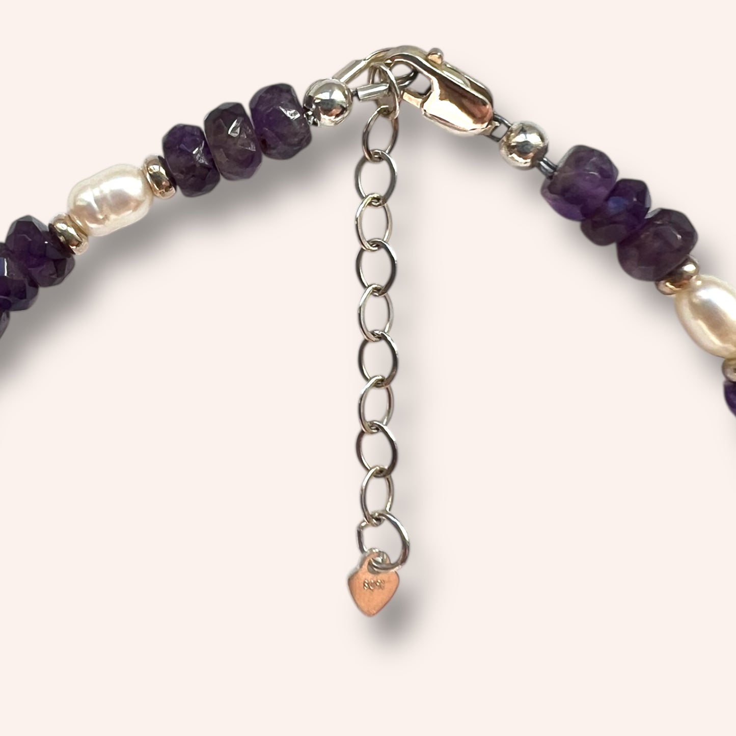 Moonlit Amethyst (Amethyst & Pearl) Bracelet
