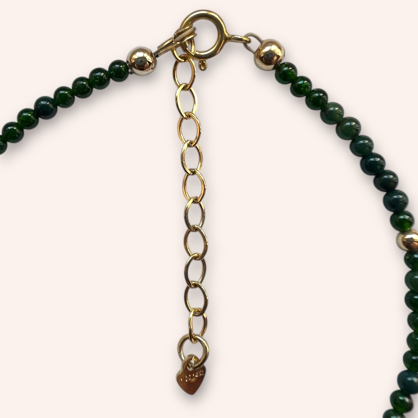 Getting it done (Green sandstone) bracelet