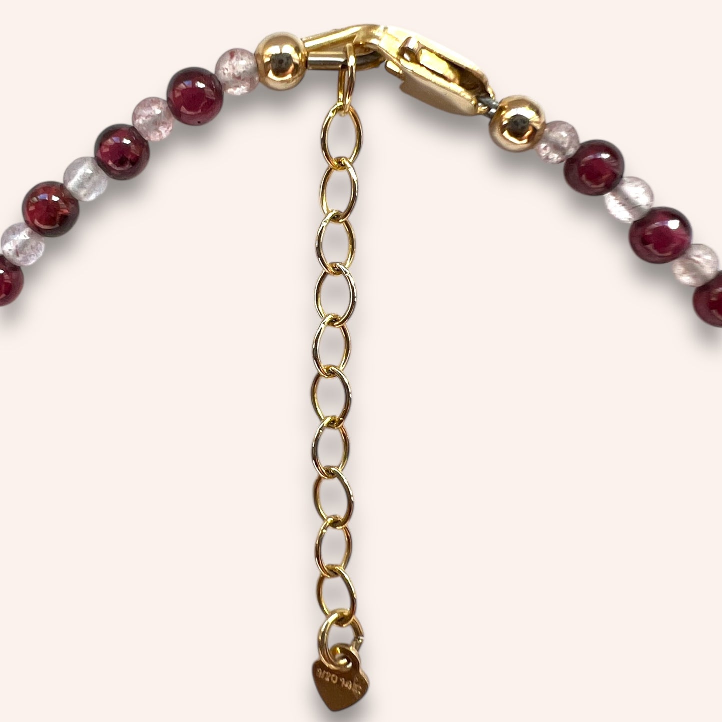 Journey Within (Clear Quartz & Garnet) Bracelet