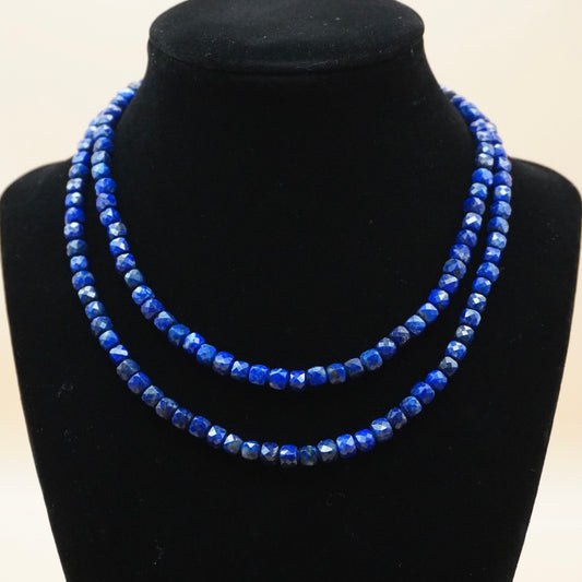 Wrap around Wisdom keeper (Lapis Lazuli) Necklace