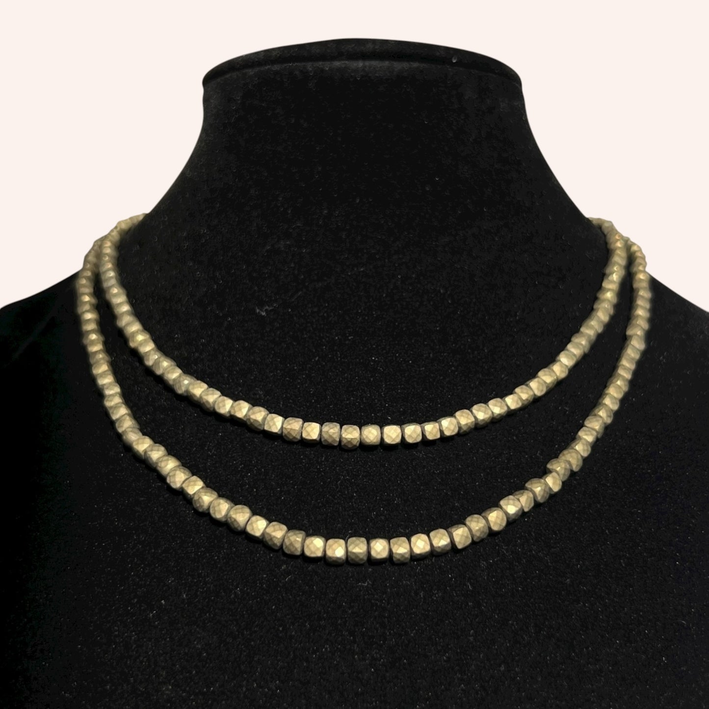 Grounded Glow (Hematite) Wrap Necklace