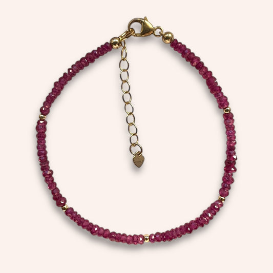 Stylish Protection (Ruby) Bracelet