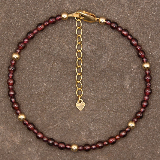 Pomegranate Stone (Garnet) Bracelet